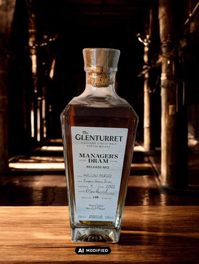 Glenturret - Manager's Dram - Release No. 2 - 258/750 - 0.7L