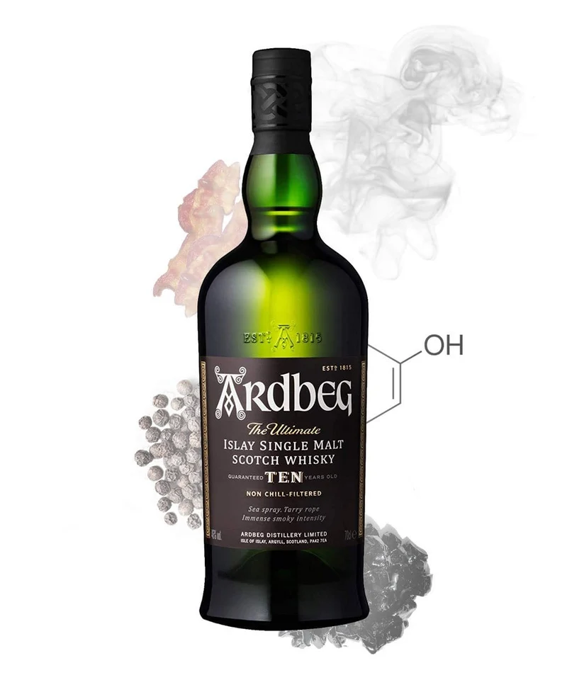 Ardbeg 10 inklusive Glas