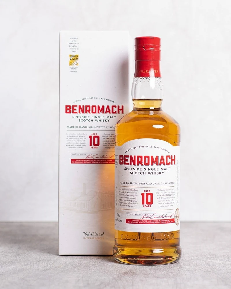 Benromach 10 inkl. Gratis Glas