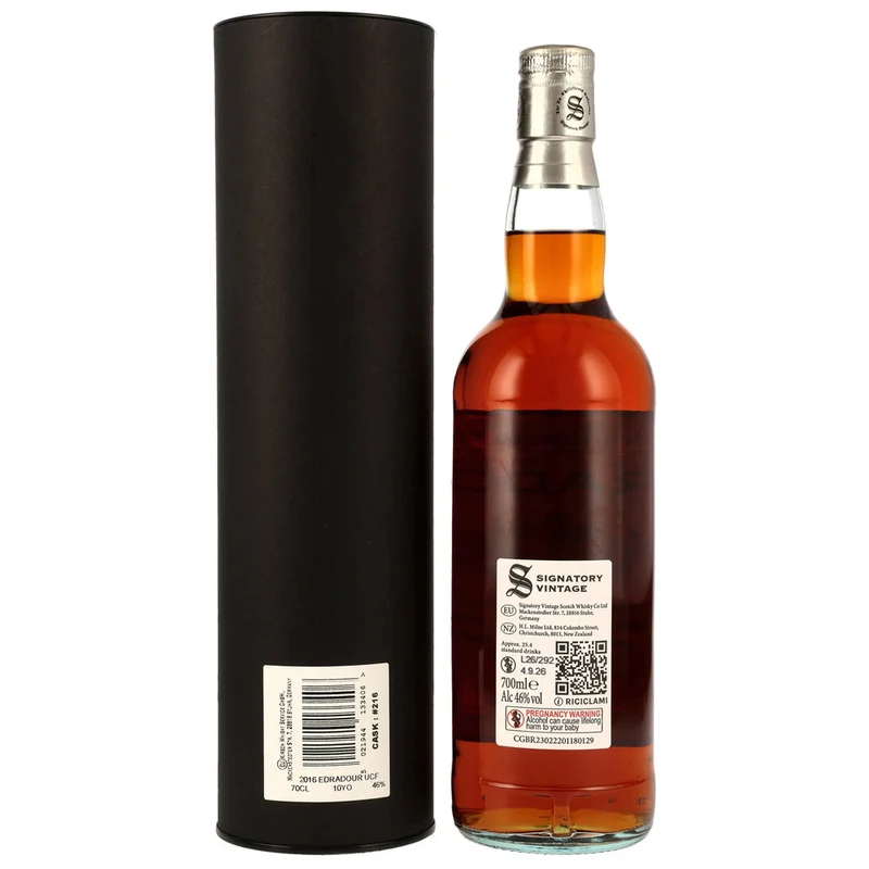 Edradour 10 Jahre 2016/2026 - Signatory Vintage - Sherry Cask - #216 46,0% 0,7l