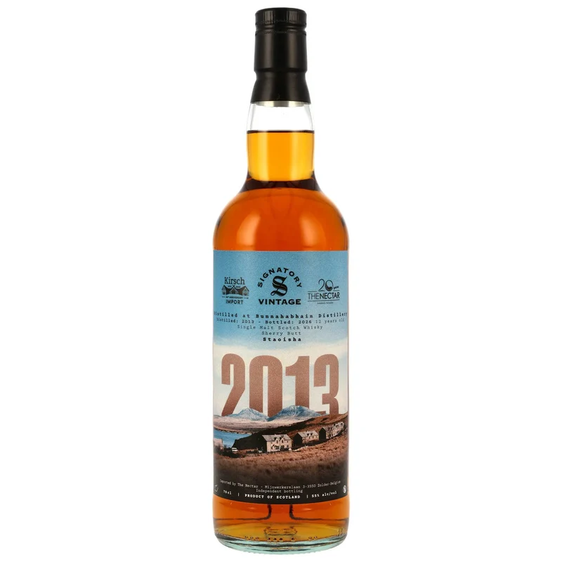 Bunnahabhain 12 Jahre 2013/2026 - Signatory Vintage - Sherry Butt - #900018 55,0% 0,7l