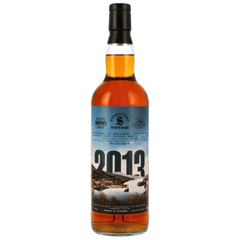 Ballechin 13 Jahre 2013/2026 - Signatory Vintage - Grand Marnier 59,1% 0,7l