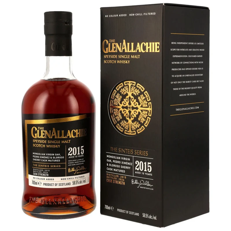 Glenallachie 10 Jahre 2015/2026 The Sinteis Series - Oloroso Sherry Casks 58,5% 0,7l