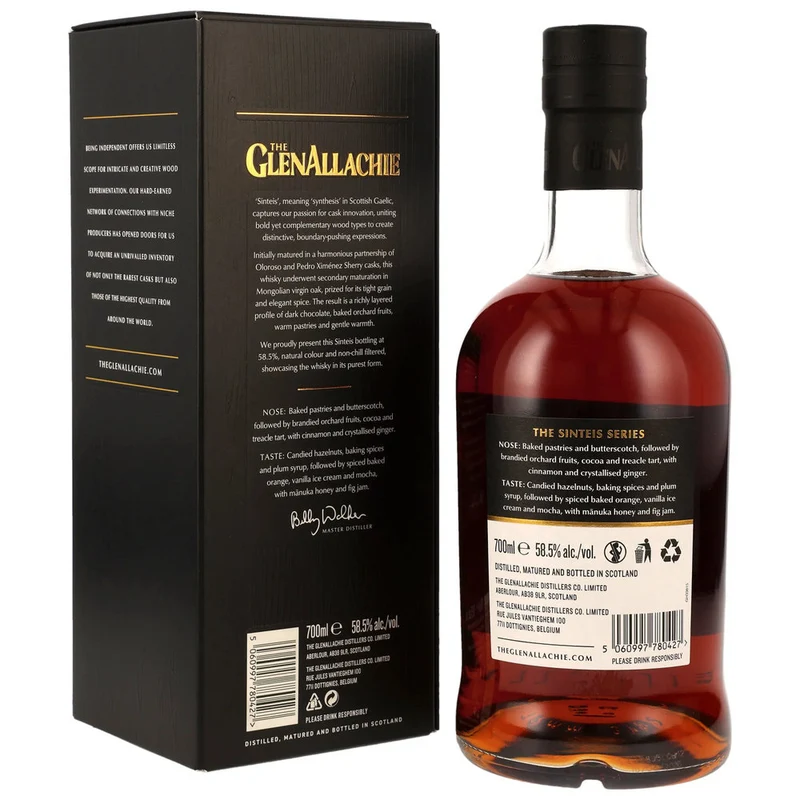 Glenallachie 10 Jahre 2015/2026 The Sinteis Series - Oloroso Sherry Casks 58,5% 0,7l