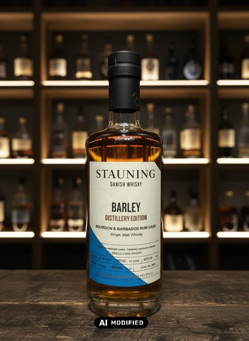 Stauning - Barley - Bourbon & Barbados Rum Cask - Distillery Edition - 0.35L