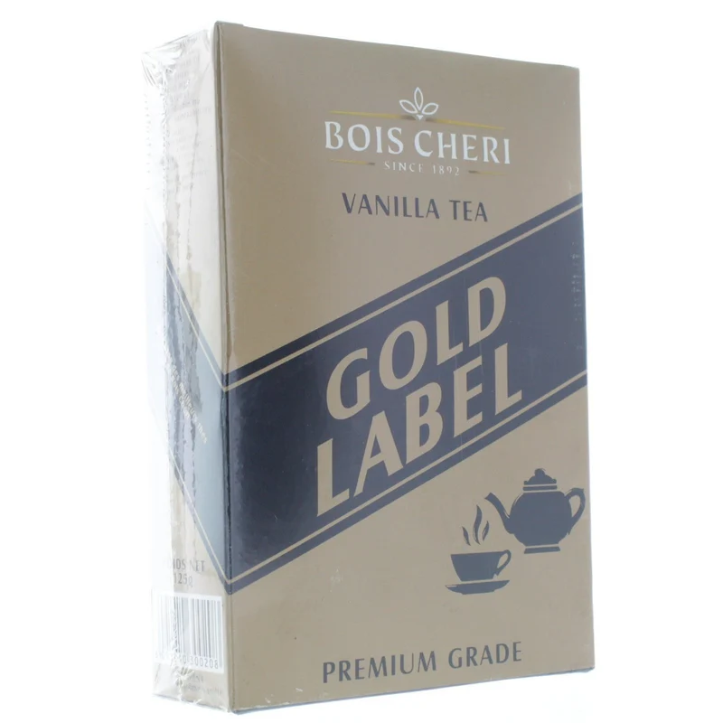 Bois Cheri Gold Label - Vanille Geschmack - loser Schwarztee (125g)