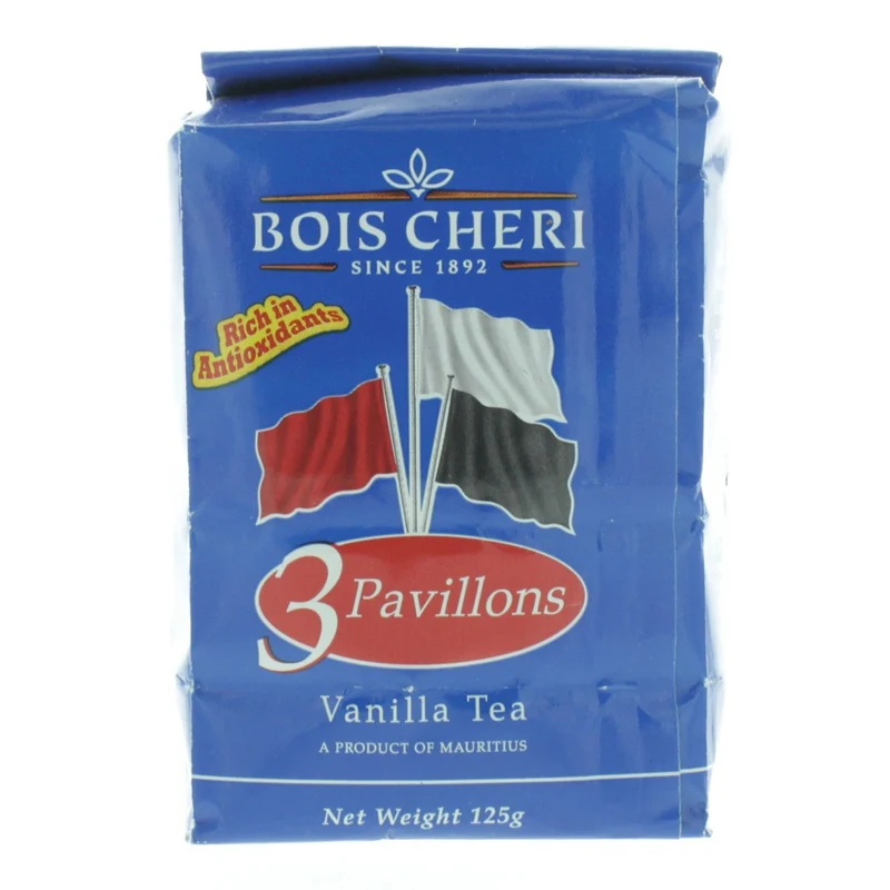 Bois Cheri Trois Pavillons - Vanille Geschmack - loser Schwarztee (125g)