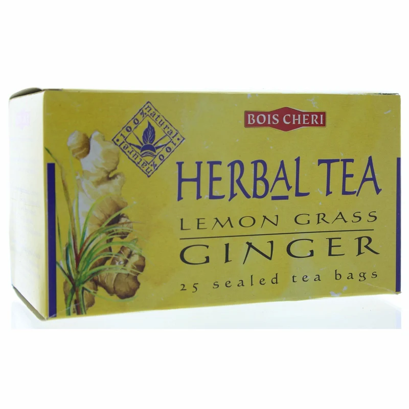 Bois Cheri Kräutertee mit Zitronengrass & Ingwer (35g - 25 Beutel)