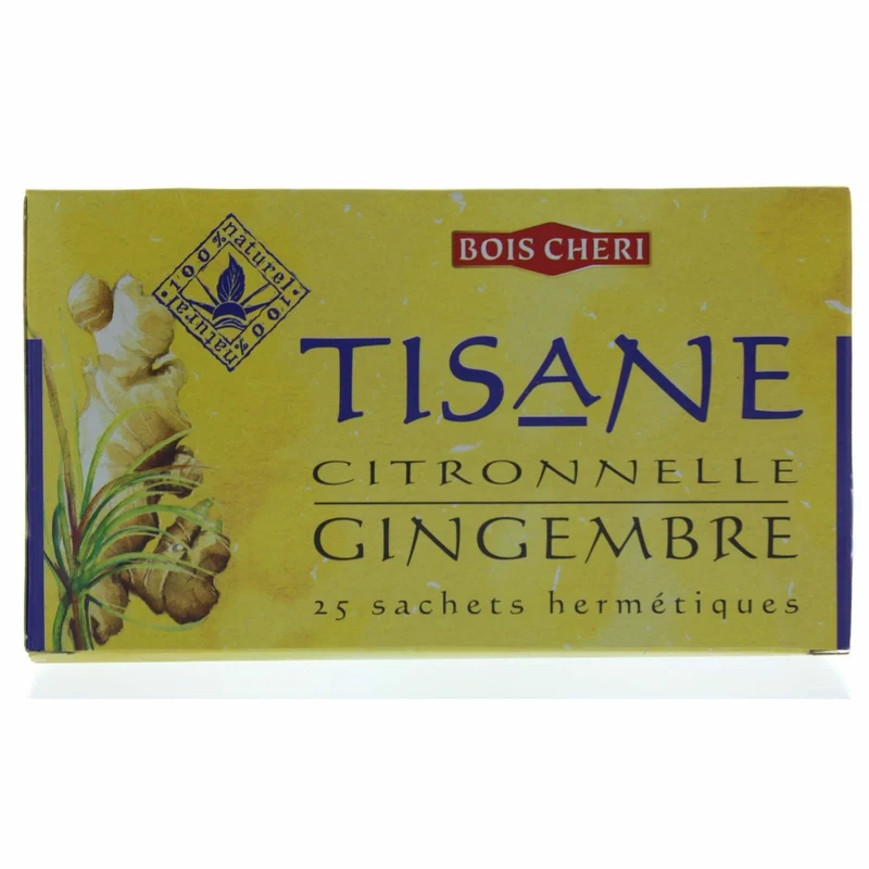 Bois Cheri Kräutertee mit Zitronengrass & Ingwer (35g - 25 Beutel)