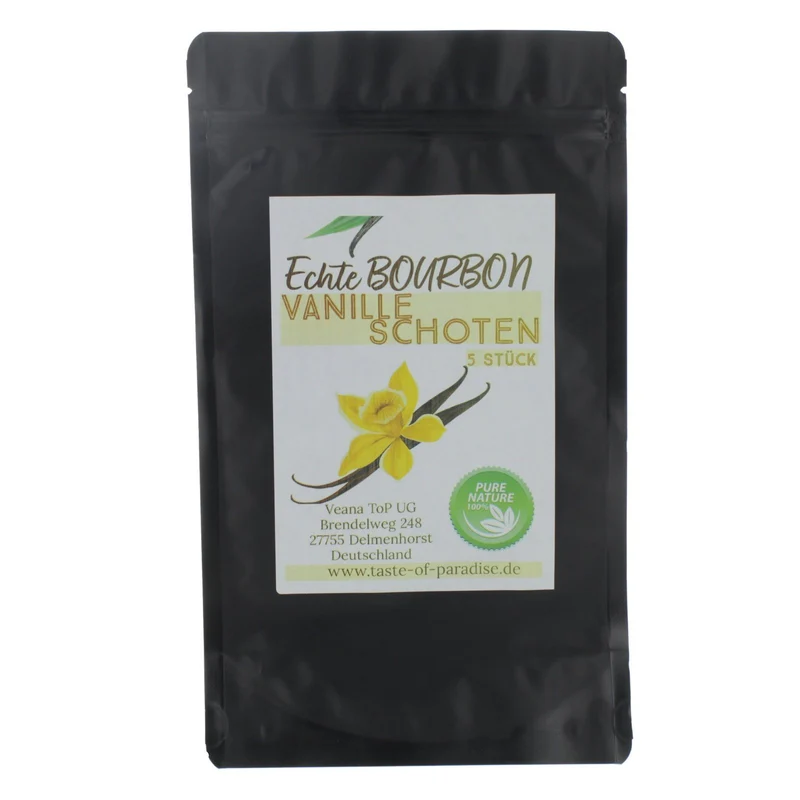 Jumbo Bourbon Vanille Schoten XXL (15x 20-23 cm) Top Gourmet Qualität - Grade A 100% natural aus Madagaskar