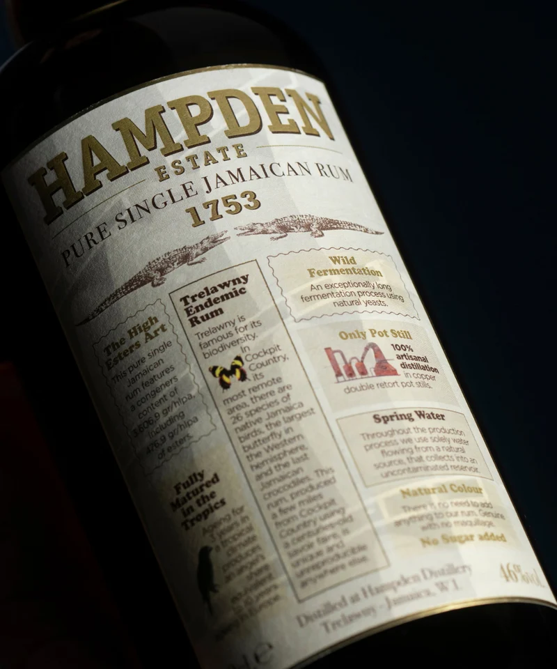 Hampden Estate 1753 3 Jahre Pure Single Jamaican Rum