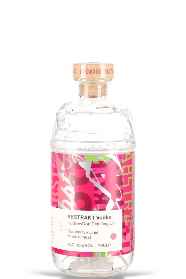 BrewDog Distilling Abstrakt Raspberry & Lime Vodka 38% vol. 0.7l