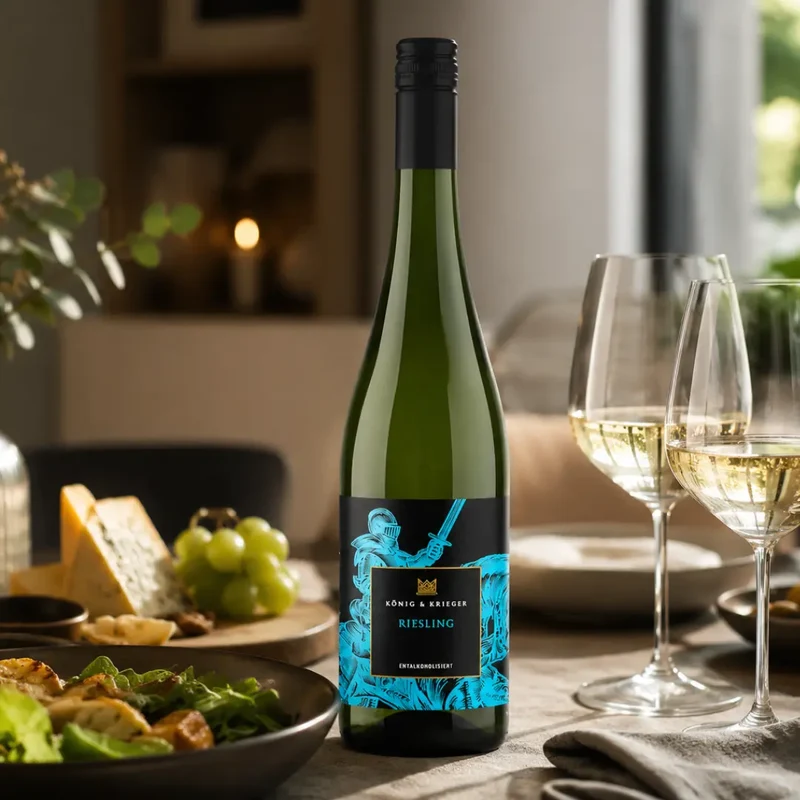 König & Krieger - Riesling alkoholfrei - Wein alkoholfrei