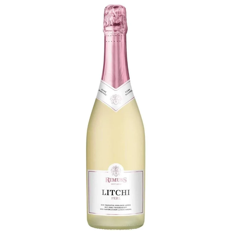 Rimuss - Litchi-Perl mit Edeltraubensaft ohne Alkohol - alkoholfreier Traubensaft