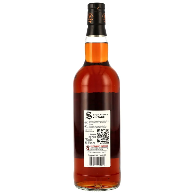 Mortlach 10 Jahre 2016/2026 - Signatory Vintage 100 Proof #84 57,1% 0,7l