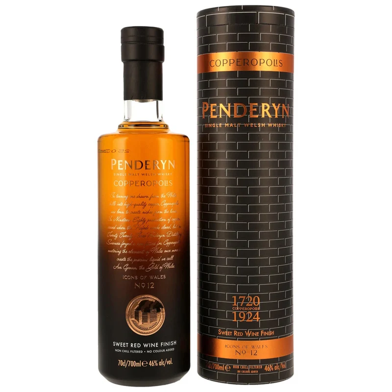 Penderyn Icons of Wales Collection Copperopolis 46,0% 0,7l