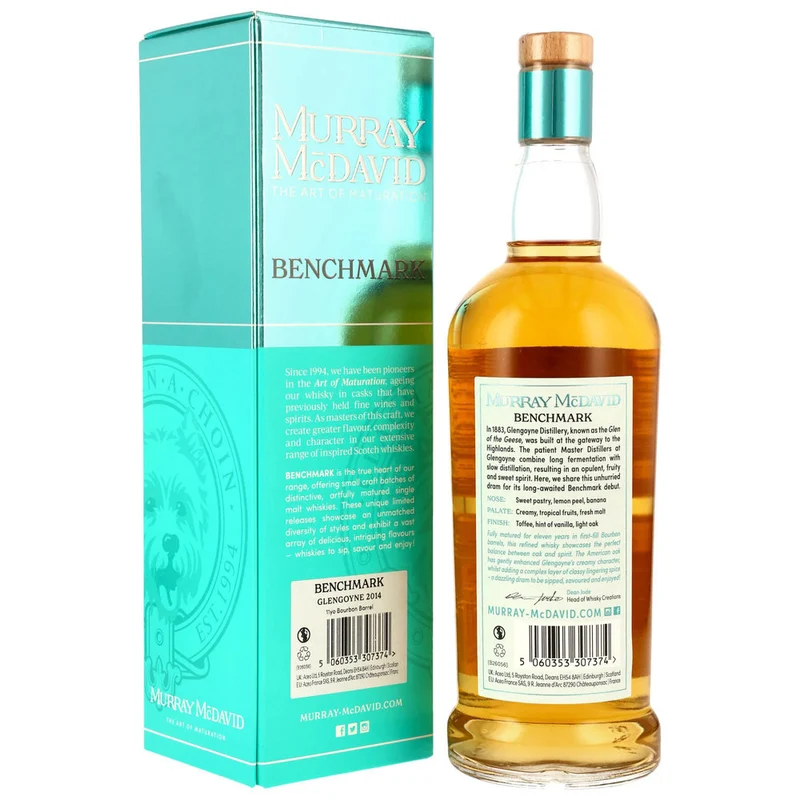 Glengoyne 11 Jahre 2014/2026 - Murray McDavid - First-Fill Bourbon Barrels 56,6% 0,7l