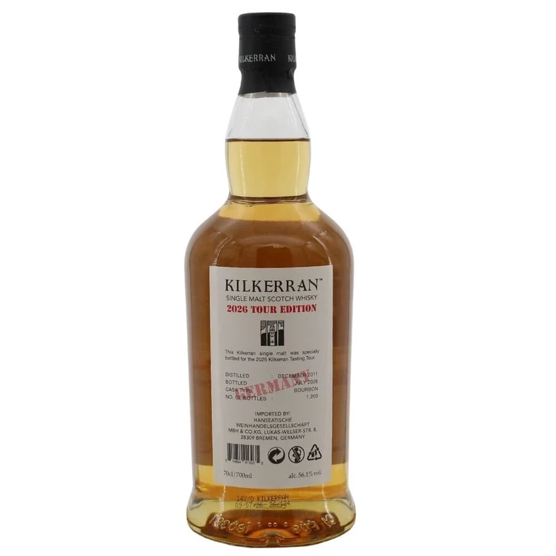 Kilkerran 14 Jahre 2011/2026 Tour Edition Germany 56,1% 0,7l