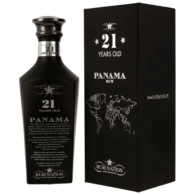 Rum Nation 21 Jahre - Rum Nation 42,0% 0,7l