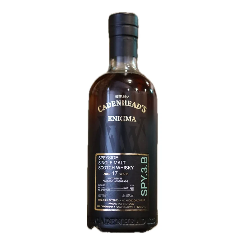 Enigma SPY 3.B. 17 Jahre Cadenhead's 46% 0,7l