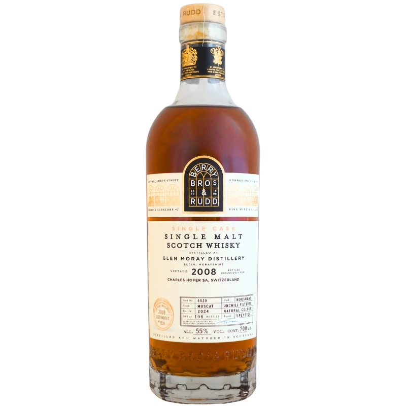 Whisky Berry's Own Selection Glen Moray 2008 Fass Muscat 5528