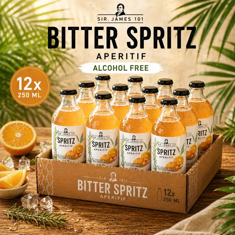 Sir. James 101 - Spritz Aperitif alkoholfrei - alkoholfreier Cocktail