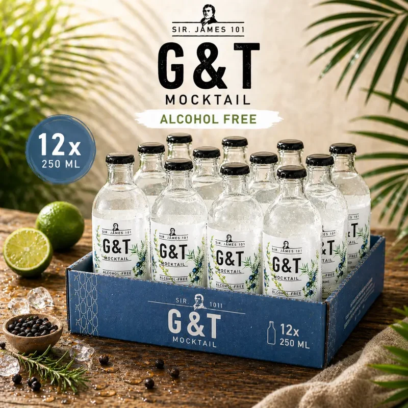 Sir. James 101 – Wacholder Tonic alkoholfrei – alkoholfreier Cocktail