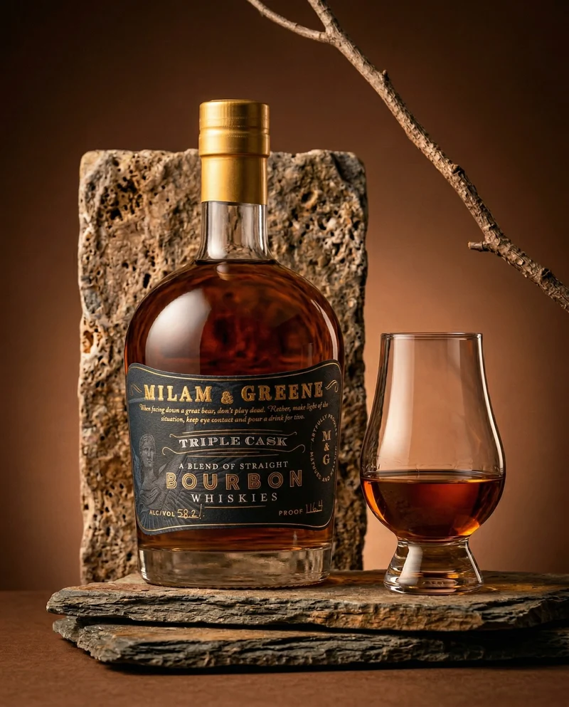 Milam & Greene - Triple Cask Blend of Straight Bourbon 58,2% vol