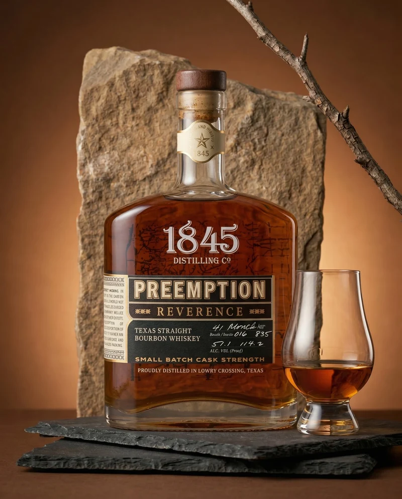 1845 Preemption Reverenz Texas Straight Bourbon 57,1%