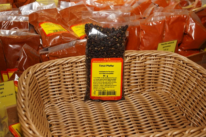 Timut Pfefferkörner, nepalesische Pendant zum Szechuanpfeffer