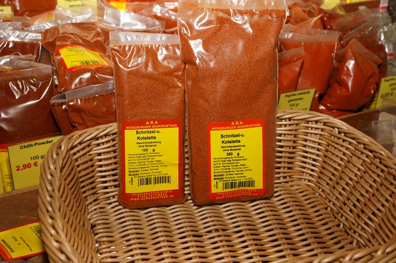 Schnitzel und Kotelettgewürz ohne Glutamat
