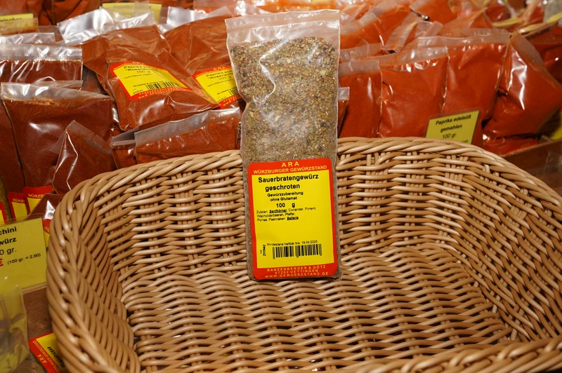 Sauerbratengewürz geschroten ohne Glutamat