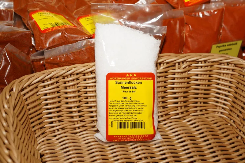 Sonnenflocken Salz grob - " Fleur de Sel "