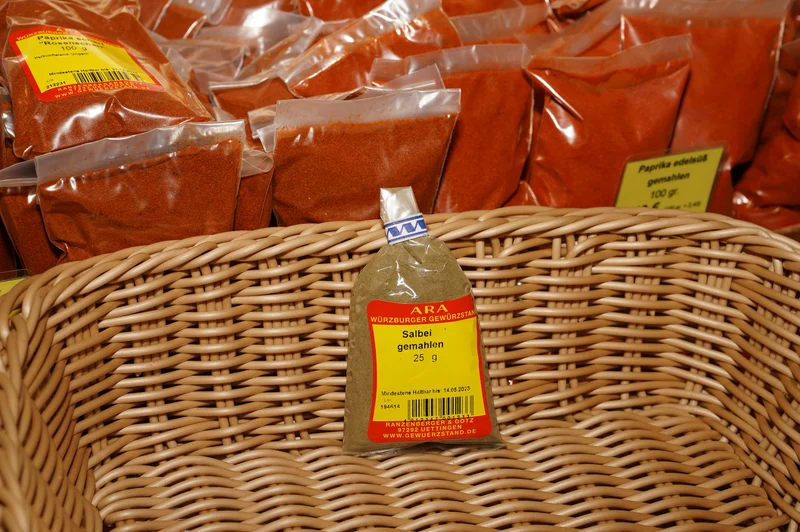 Salbei gemahlen