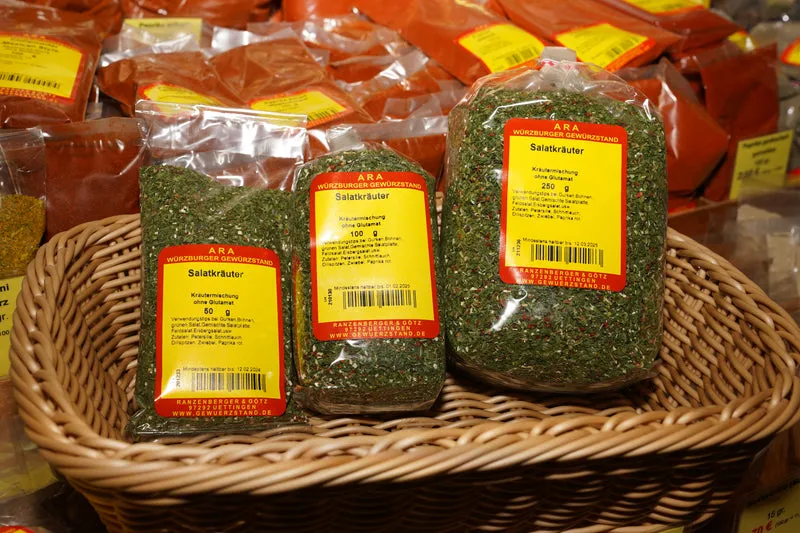 Salatkräuter ohne Glutamat