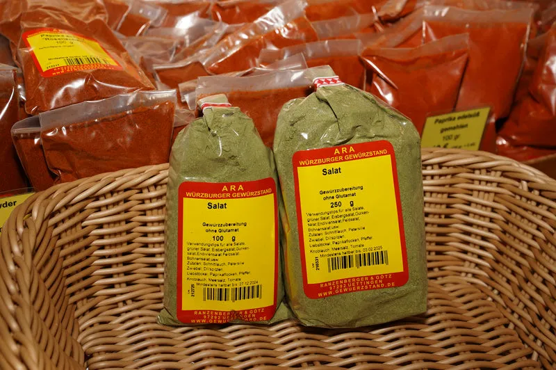 Salatgewürz ohne Glutamat