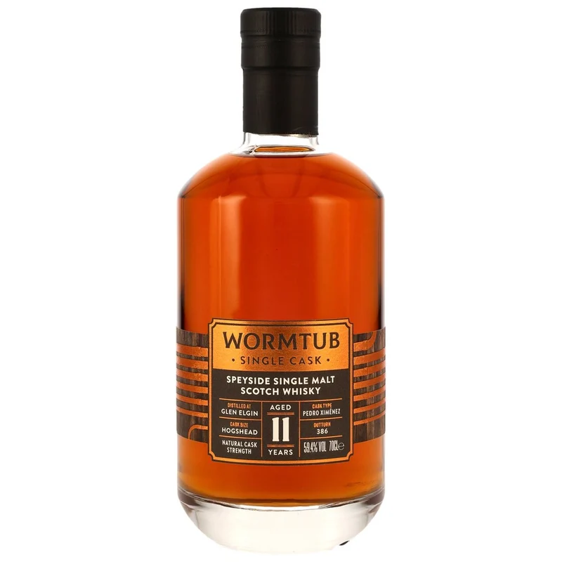 Glen Elgin 11 Jahre Wormtub Single Cask - PX Sherry Cask Strength 59,4% 0,7l