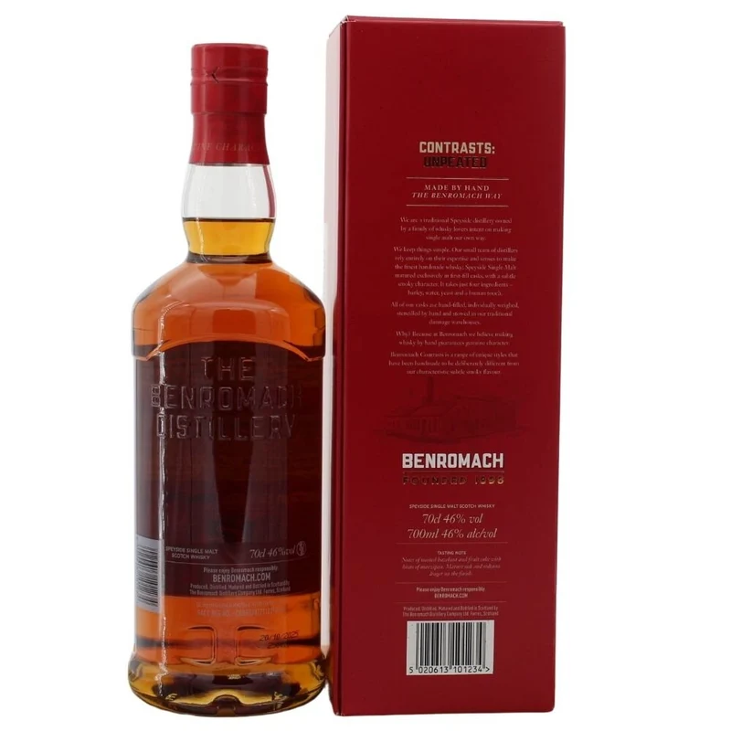 Benromach Contrast: Unpeated 12 Jahre 1st Fill Sherry Cask 46,0% 0,7l