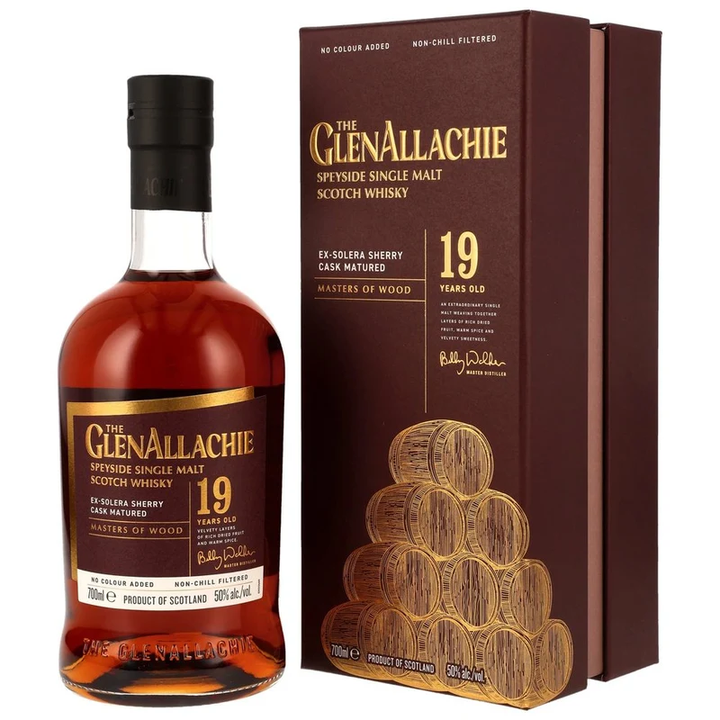 Glenallachie 19 Jahre - Masters of Wood - Ex-Solera Sherry Cask 50,0% 0,7l