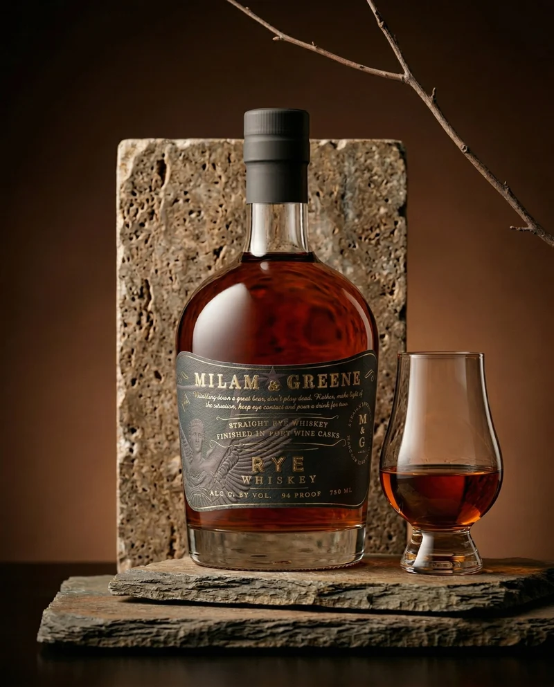Milam & Greene Texas Straight Rye finished in Port Cask 47%
