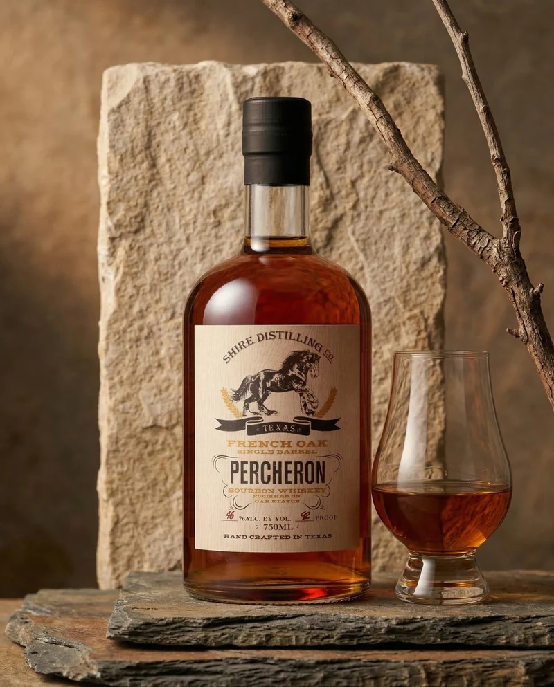 Shire Oak Percheron Bourbon (french Oak) 46%