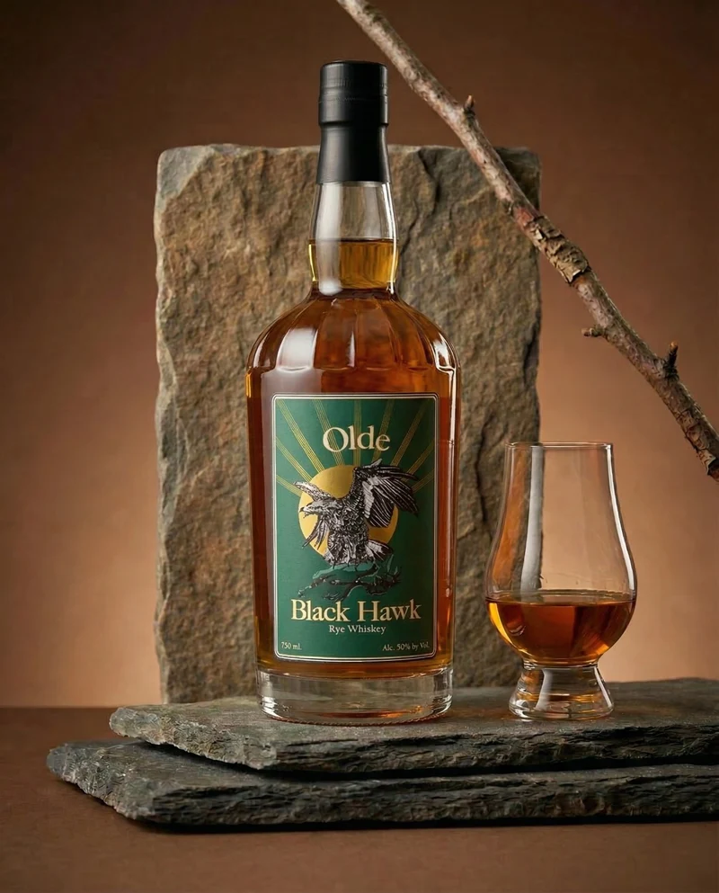 Olde Black Hawk Rye 50%