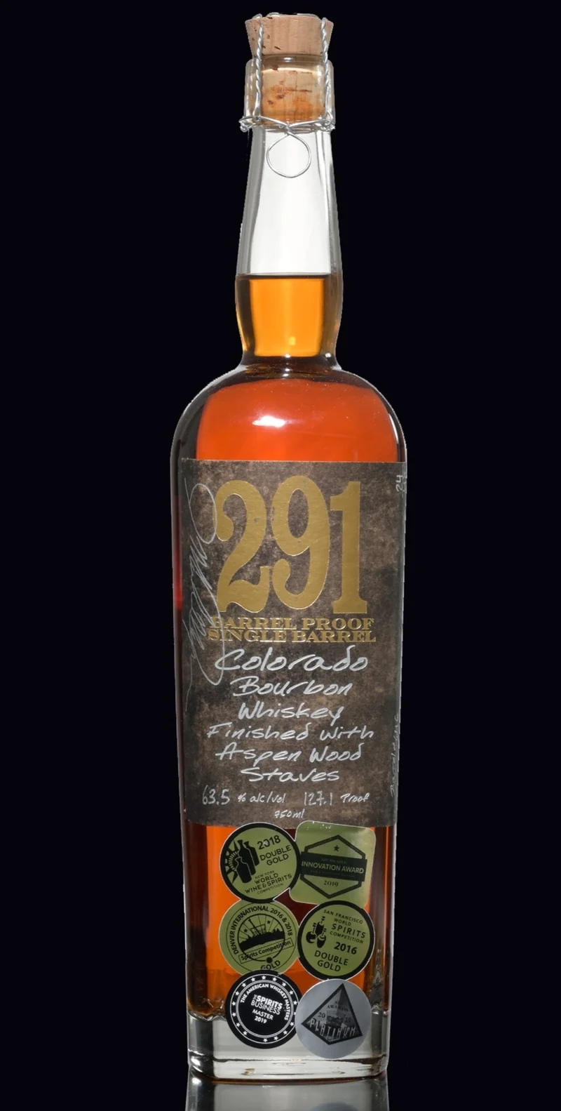291 Colorado Bourbon - Barrel Proof - Single Barrel - 63,5%