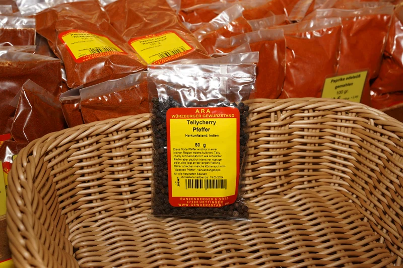Tellicherry Pfefferkörner
