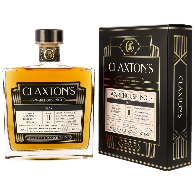 Bowmore 11 Jahre 2015/2026 Single Malt Scotch Whisky - European Oak Cask Finish #C26147 - Claxton's 54,2% 0,7l