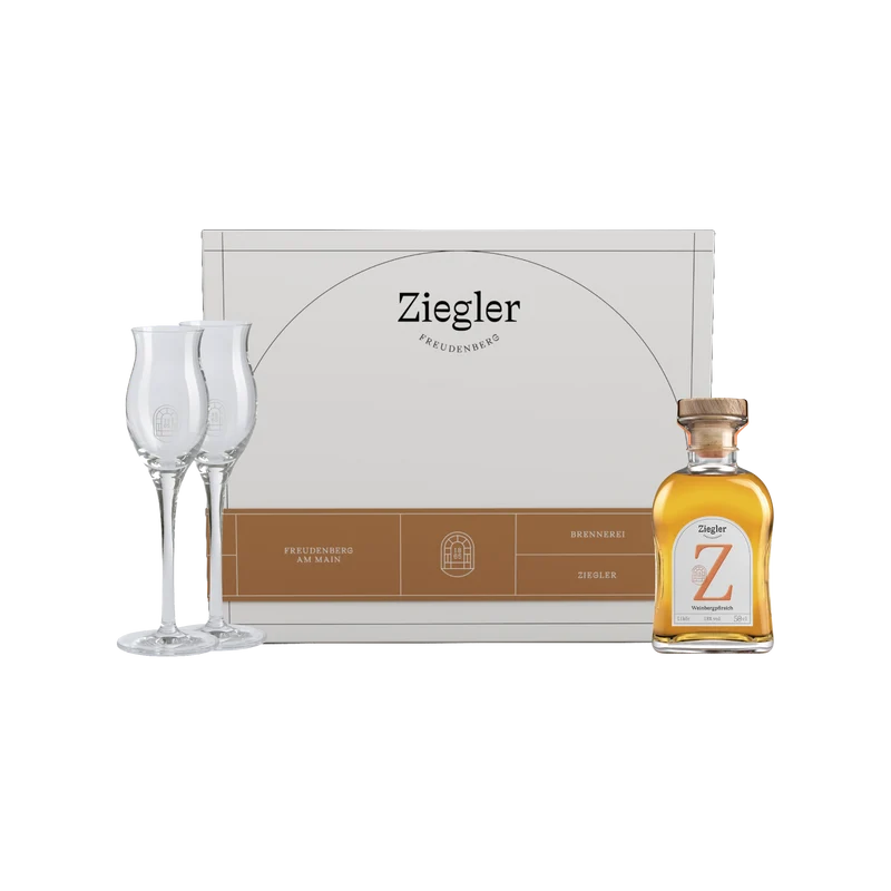 Gift set vineyard peach liqueur