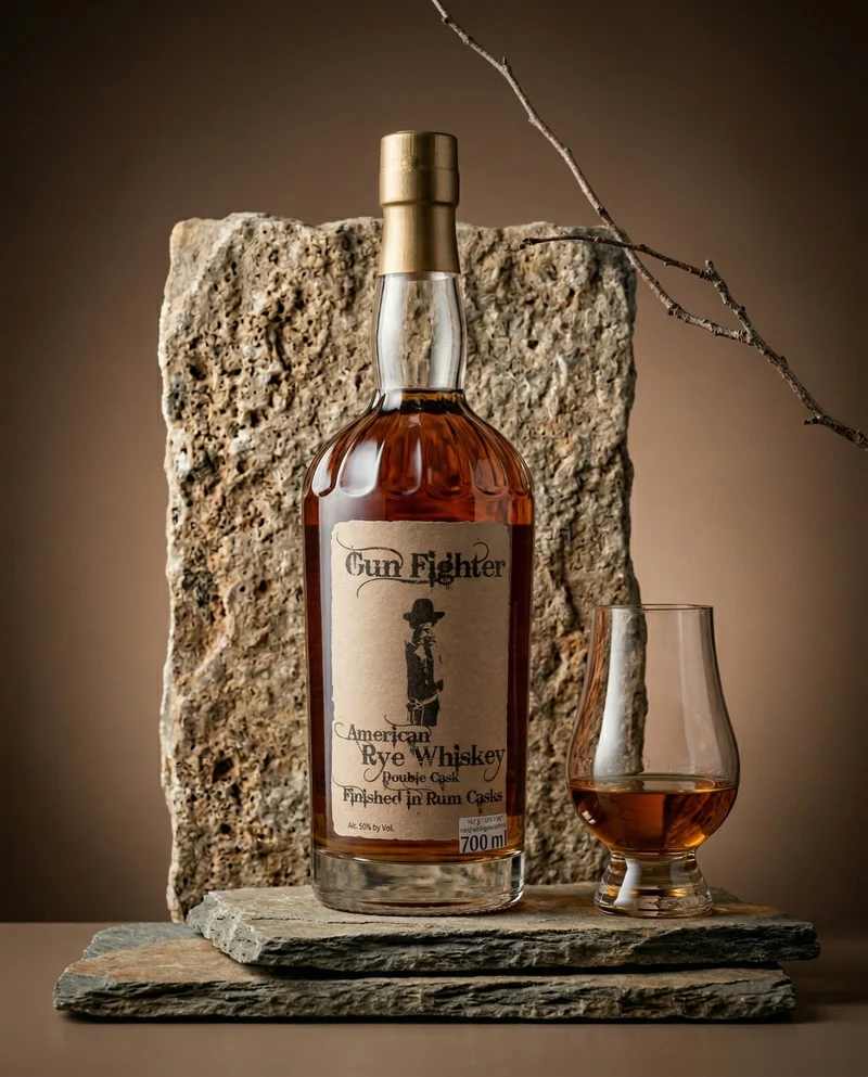 Gun Fighter American Rye 50% finish in Rum Barrels