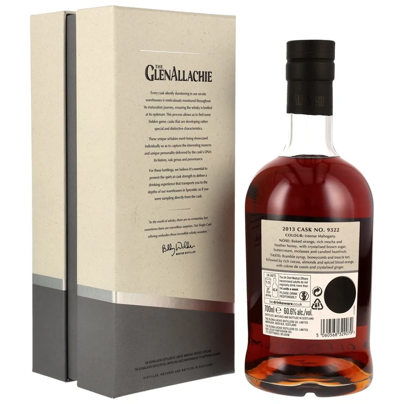 GlenAllachie 11 Jahre 2013/2025 PX Sherry Hogshead #9322 60,6% 0,7l