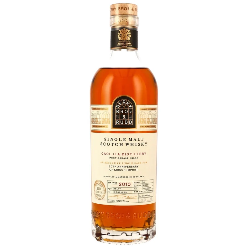 Caol Ila 15 Jahre 2010/2026 Oloroso Sherry Cask Finish #318381 (Berry Bros. & Rudd) - 50th Anniversary 56,6% 0,7l