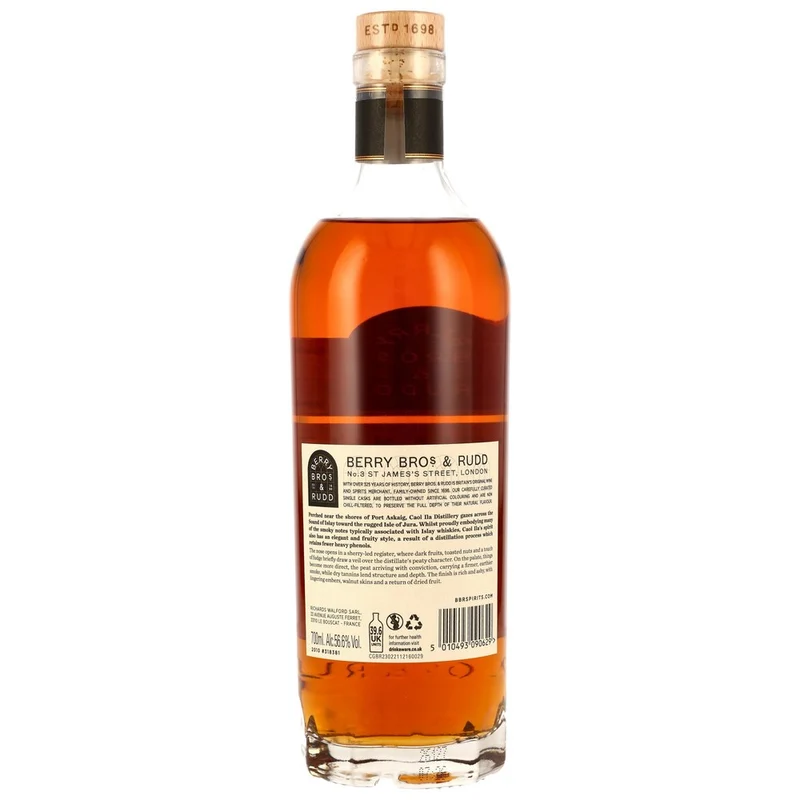 Caol Ila 15 Jahre 2010/2026 Oloroso Sherry Cask Finish #318381 (Berry Bros. & Rudd) - 50th Anniversary 56,6% 0,7l